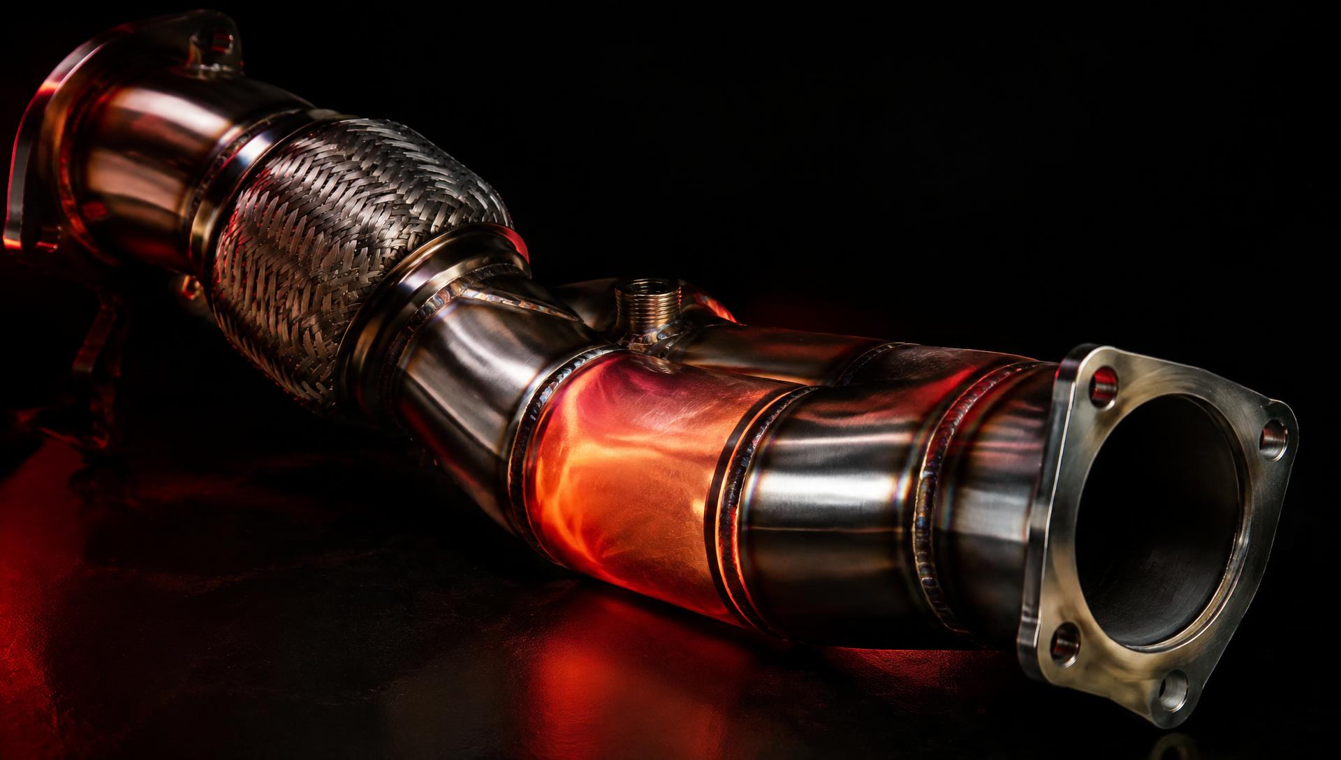 Downpipe inox soudé TIG